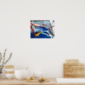 Naar beneden poster (Keuken)