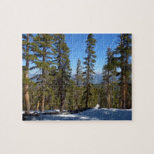 Naar beneden van Mitchell Peak in Sequoia Legpuzzel (Horizontaal)