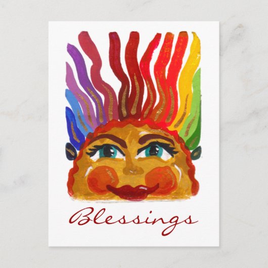 Naar boven Briefkaart (Voorkant)