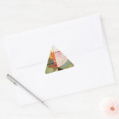 Naar boven driehoek sticker (Envelop)