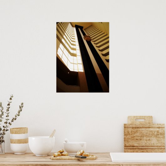 Naar boven gaan poster (Keuken)