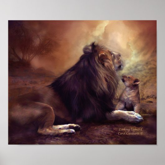 Naar boven gericht Poster/afdrukken Poster (Voorkant)