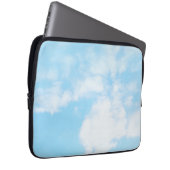 Naar boven in de lucht-effect blauwe hemel laptop sleeve (Voorkant Rechts)