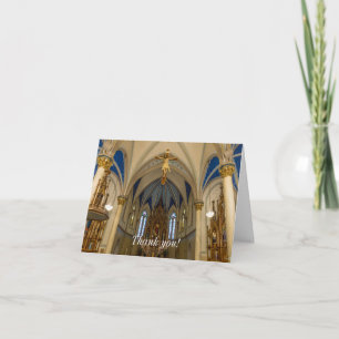 Naar boven kijken St Peter Altaar Dank je kaart