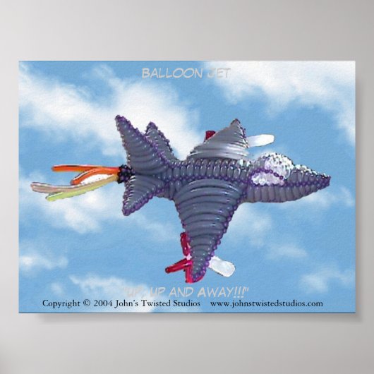 Naar boven, naar boven en weg!!! poster (Voorkant)