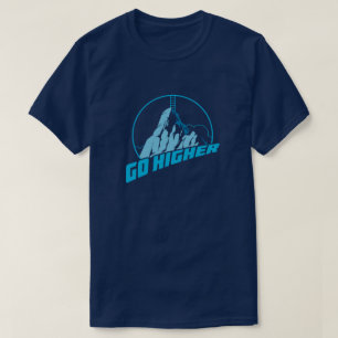 Naar boven t-shirt