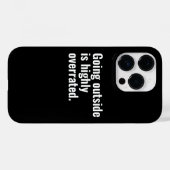 Naar buiten gaan is sterk overschatte basic coole Case-Mate iPhone case (Achterkant (horizontaal))