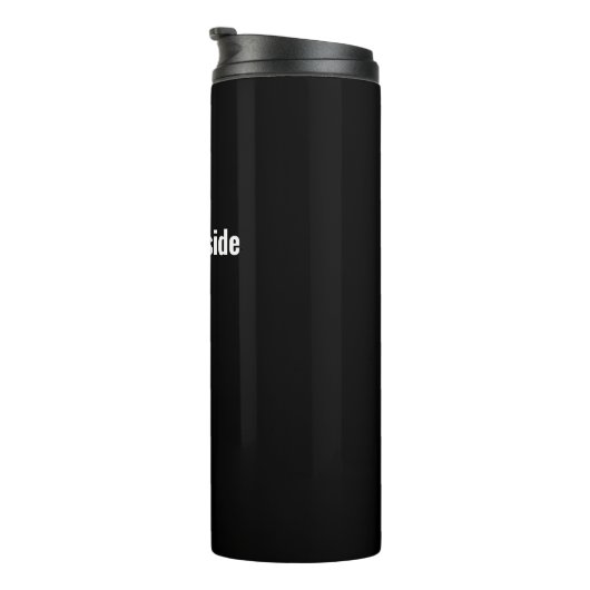 Naar buiten gaan is sterk overschatte basic coole thermosbeker (Geroteerd rechts)