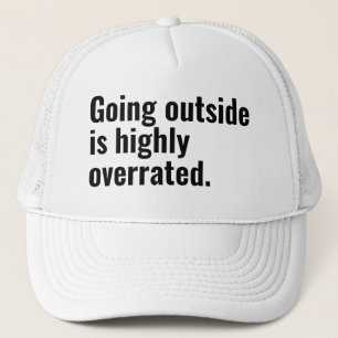 Naar buiten gaan is sterk overschatte basic coole  trucker pet