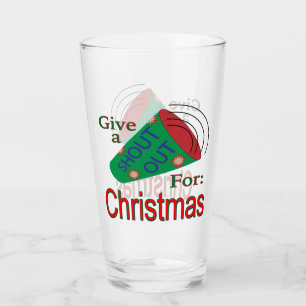 Naar buiten voor Kerstmis Glas
