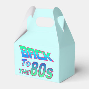 Naar de 80s 2 gunstdoos bedankdoosjes