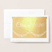 Naar de Afstuderen Folie Kaarten (Met envelop)