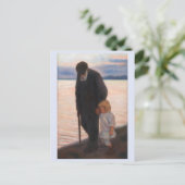 Naar de avond, Hugo Simberg Briefkaart (Staand voorkant)