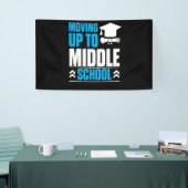 Naar de basisschool van de middelbare school spandoek (Beurs)