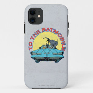 Naar de Batmobile - Onderdruk pictogram iPhone 11 Hoesje