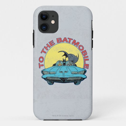 Naar de Batmobile - Onderdruk pictogram Case-Mate iPhone Case (Achterkant)