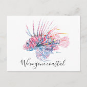 Naar de Beach New Home Moving Announance Briefkaart (Voorkant)