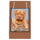 Naar de beste aangepaste foto van de hond Mam ooit Klein Cadeauzakje (Voorkant)