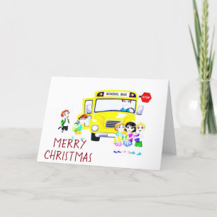 NAAR DE ** BESTE BUSCHAUFFEUR OOIT ** MET KERST FEESTDAGEN KAART