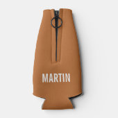 Naar de beste kat-pap ooit aangepaste foto flesjeskoeler (Achterkant)