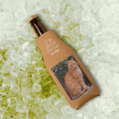 Naar de beste kat-pap ooit aangepaste foto flesjeskoeler