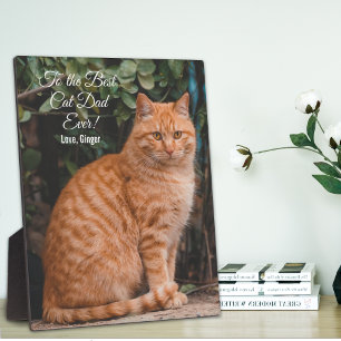 Naar de beste kat-pap ooit aangepaste foto fotoplaat
