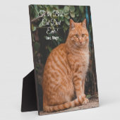 Naar de beste kat-pap ooit aangepaste foto fotoplaat (Zijkant)
