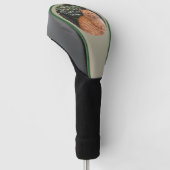 Naar de beste kat-pap ooit aangepaste foto golfheadcover (Schuin)