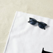 Naar de beste moeder foto hart strandlaken (In situ)