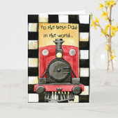 Naar de beste vader ter wereld kaart (Gele Bloem)