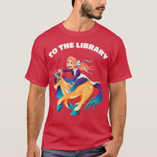 Naar de bibliotheek t-shirt