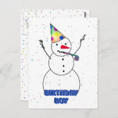 Naar de Birthday Boy! Briefkaart (Voorkant / Achterkant)