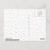 Naar de Birthday Boy! Briefkaart (Achterkant)