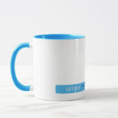 Naar de blauwe kamer mok (Links)