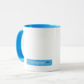 Naar de blauwe kamer mok (Voorkant links)