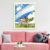 Naar de Brede Wereld John Bauer Canvas Afdruk (Insitu (Woonkamer))