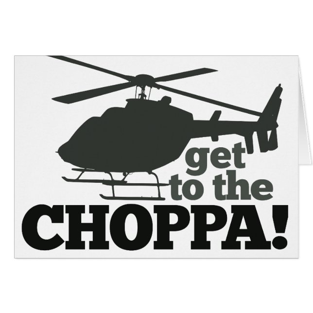 Naar de Choppa (Voorkant Horizontaal)