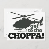 Naar de Choppa Briefkaart (Voorkant / Achterkant)