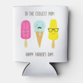 Naar de coolste Pop - Vaderdag Blikjeskoeler (Voorkant)