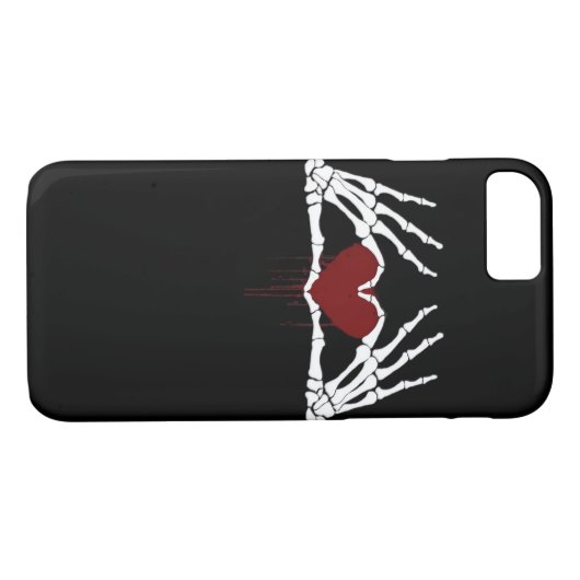 Naar de dood - Skelet Hart Handen Case-Mate iPhone Case (Achterkant (Horizontaal))
