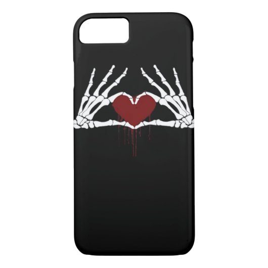Naar de dood - Skelet Hart Handen Case-Mate iPhone Case (Achterkant)