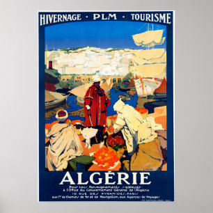 Naar de Franse PLM Railways Vintage Travel Poster