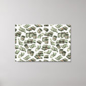 Naar de Geld Canvas Print (Voorkant)