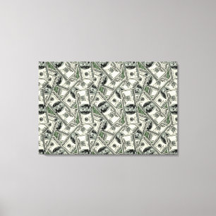 Naar de Geld Canvas Print