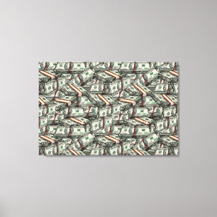 Naar de Geld Canvas Print