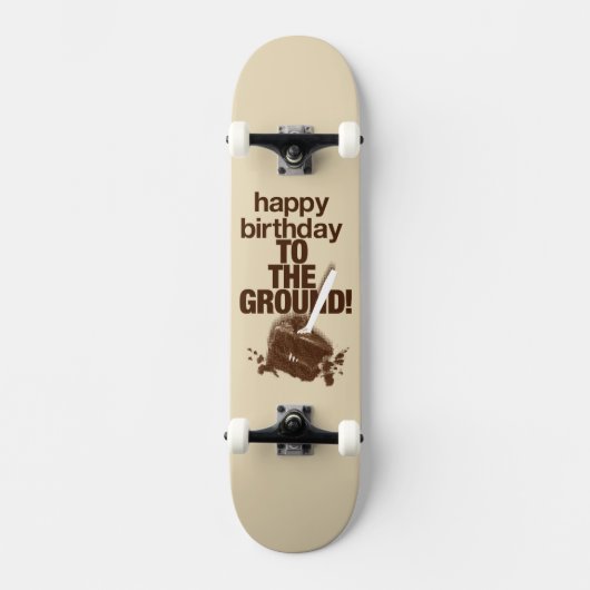 Naar de grond skateboard (Voorkant)