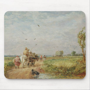 Naar de Hayfield, 1853 (olie op karton) Muismat