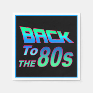 Naar de jaren 80 1 Cocktail servet