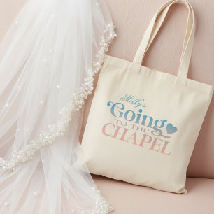 Naar de kapel gaan - Custom Bridal Party Tote Bag