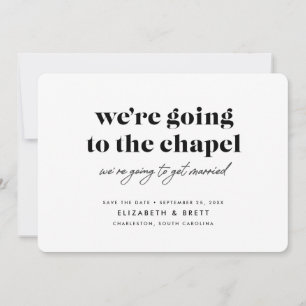 Naar de kapel gaan save the date
